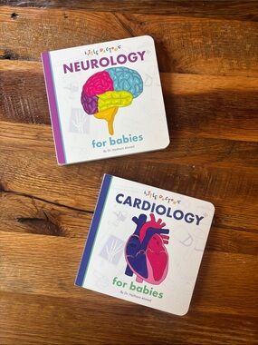 Little Doctors Neurology and cardiology for Babies Board Book - Multicolor